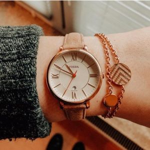 Fossil Jacqueline Leather Watch